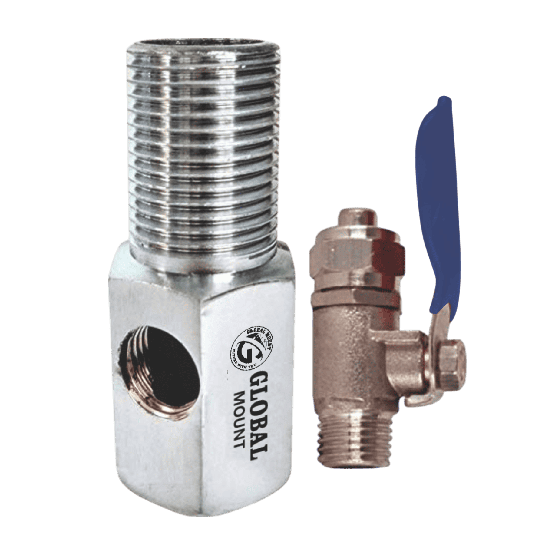 Global Mount Nipple Brass